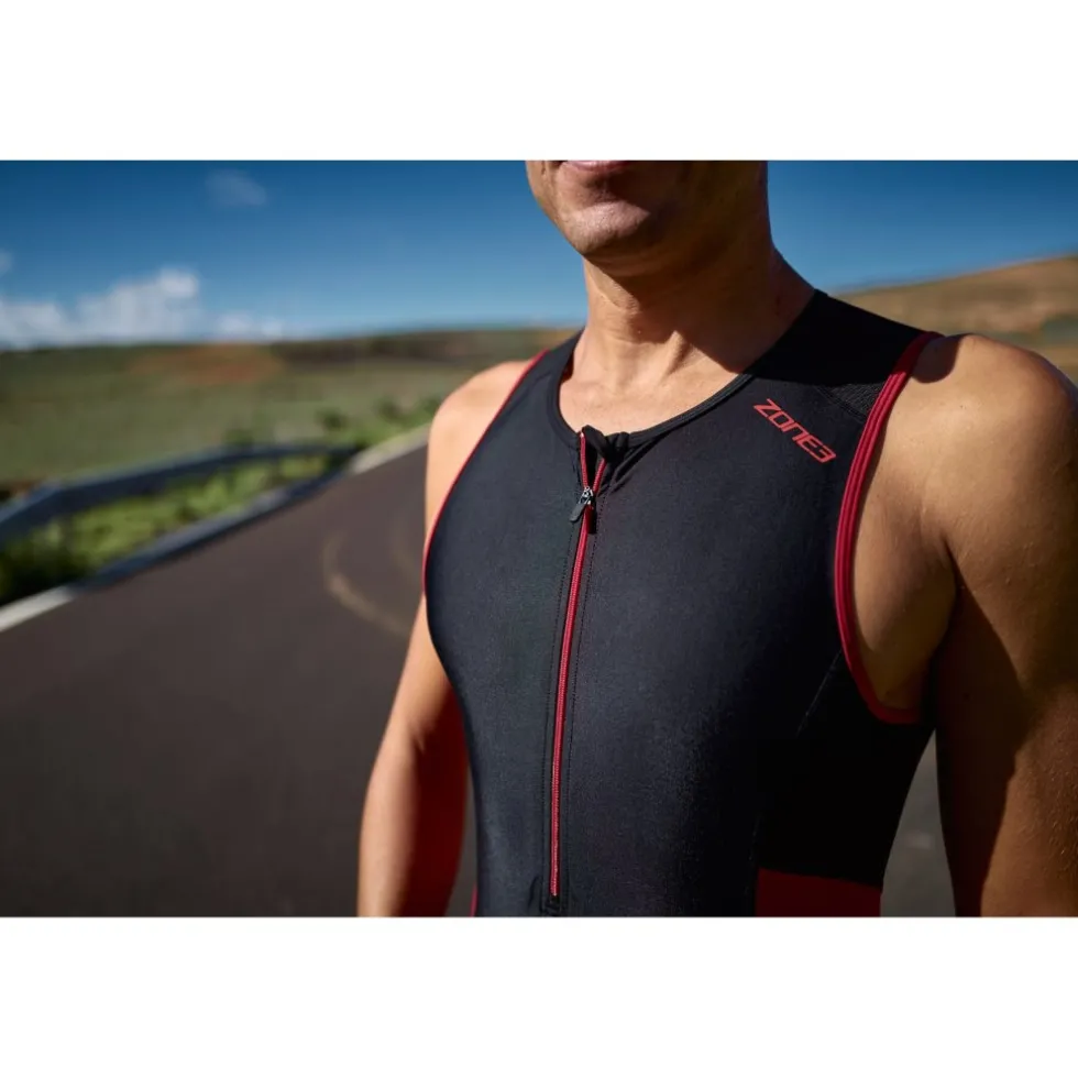 Zone3 Activate Trisuit Heren - zwart/rood