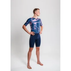 Zone3 Activate+ Trisuit met korte mouwen voor heren - print
