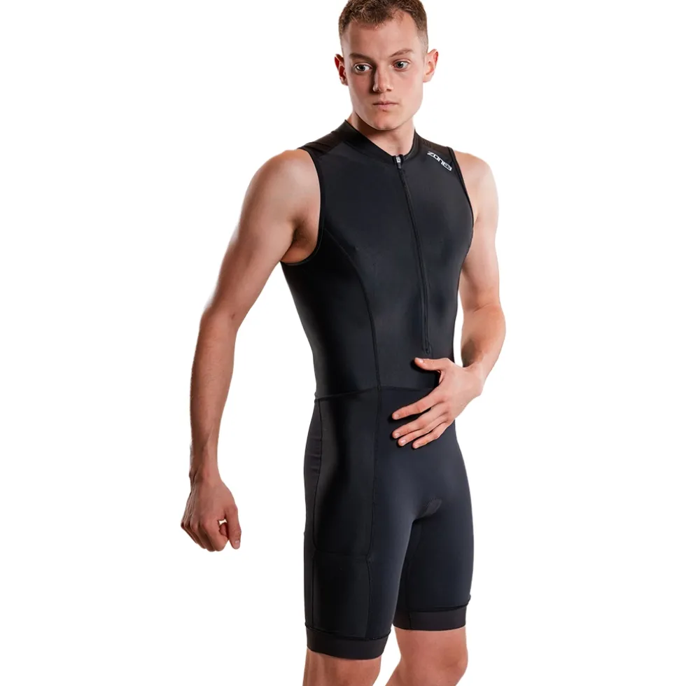 Zone3 Activate+ Zonder mouwen trisuit voor heren - black