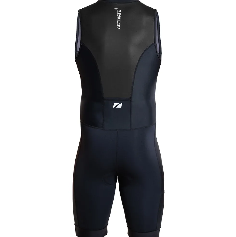 Zone3 Activate+ Zonder mouwen trisuit voor heren - black