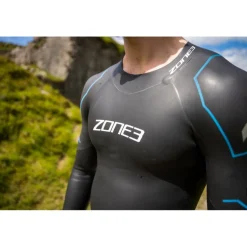 Zone3 Advance Wetsuit Heren - schwarz/blauw/gunmetal
