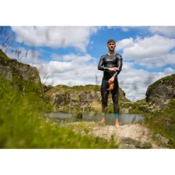 Zone3 Advance Wetsuit Heren - schwarz/blauw/gunmetal