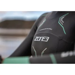 Zone3 Terraprene® Vision Wetsuit Dames - zwart/eucalyptus green