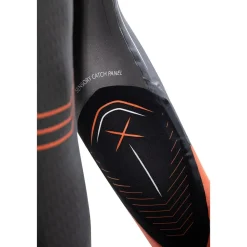 Zone3 Vanquish-X Wetsuit Heren - zwart/oranje