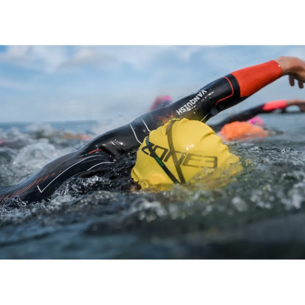 Zone3 Vanquish-X Wetsuit Heren - zwart/oranje