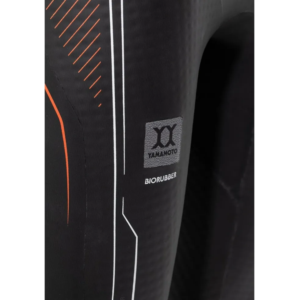 Zone3 Vanquish-X Wetsuit Heren - zwart/oranje