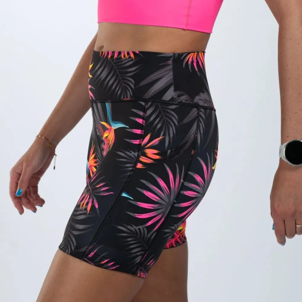 ZOOT LTD 6" Pulse High-Rise Hardloopshort Dames - tropical magic