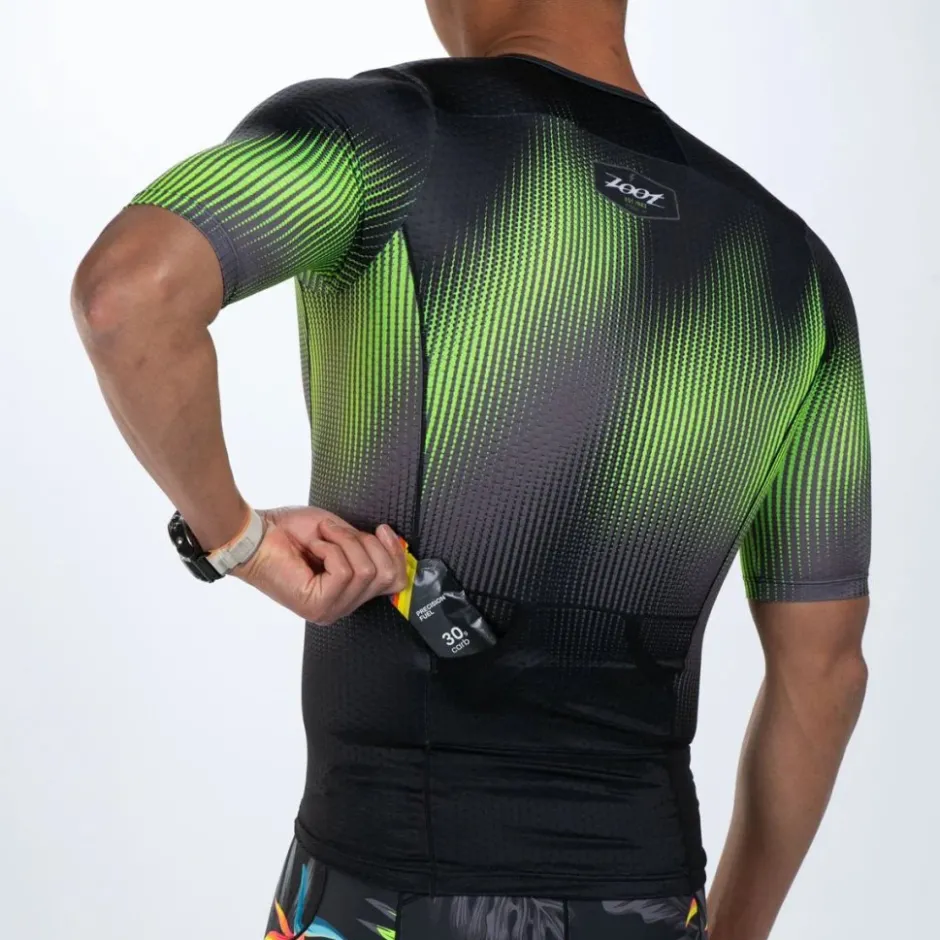 T-Shirts & Tops < ZOOT LTD Aero Triatlon-Shirt Heren - tropical magic