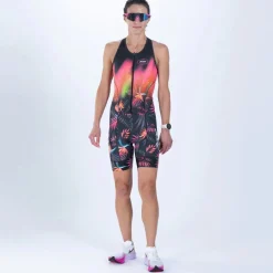 ZOOT LTD Full Zip Skinsuit zonder Mouwen Dames - tropical magic