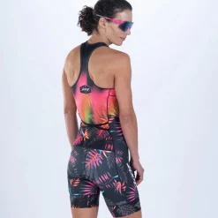 ZOOT LTD Full Zip Skinsuit zonder Mouwen Dames - tropical magic