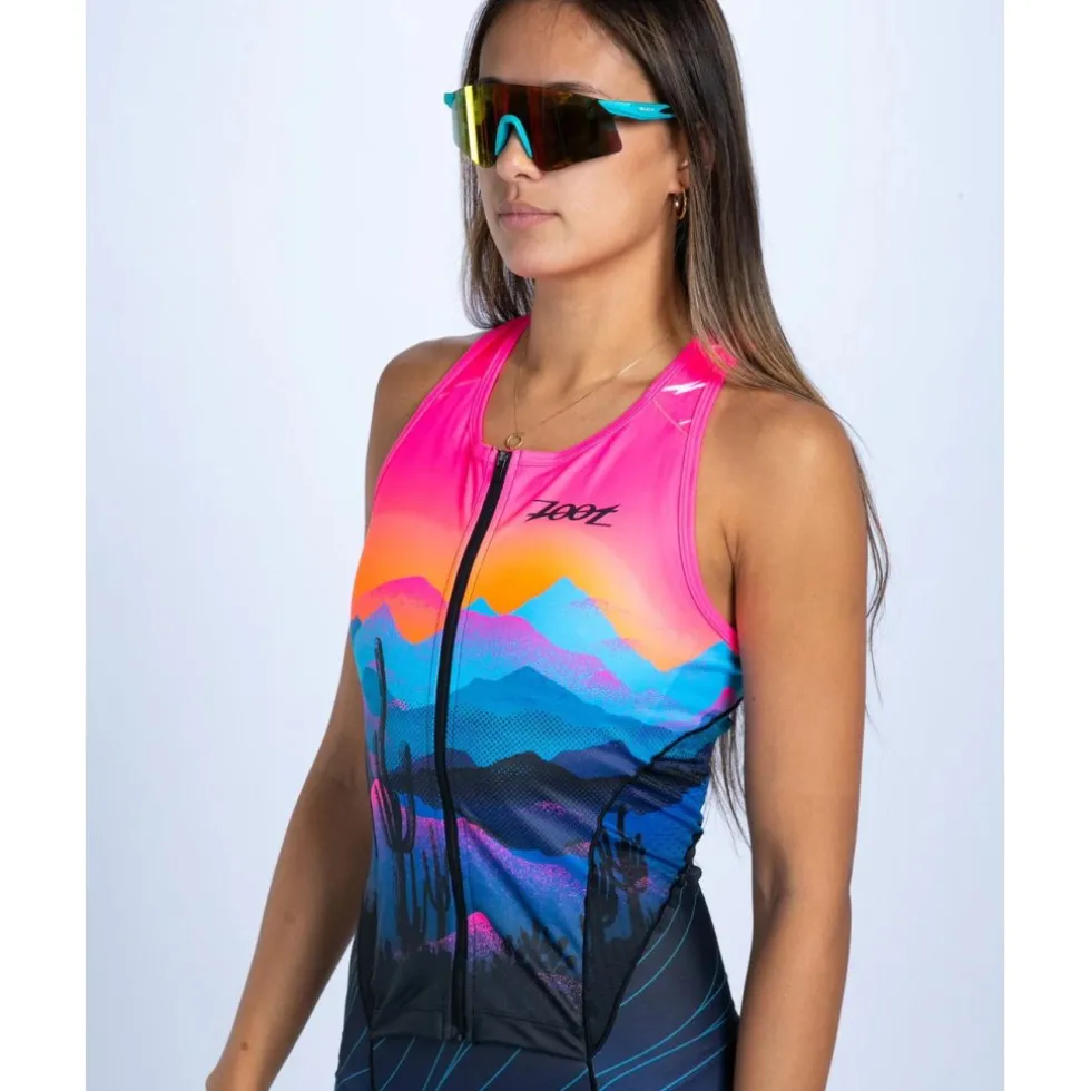 ZOOT LTD Full Zip Skinsuit zonder Mouwen Dames - elements