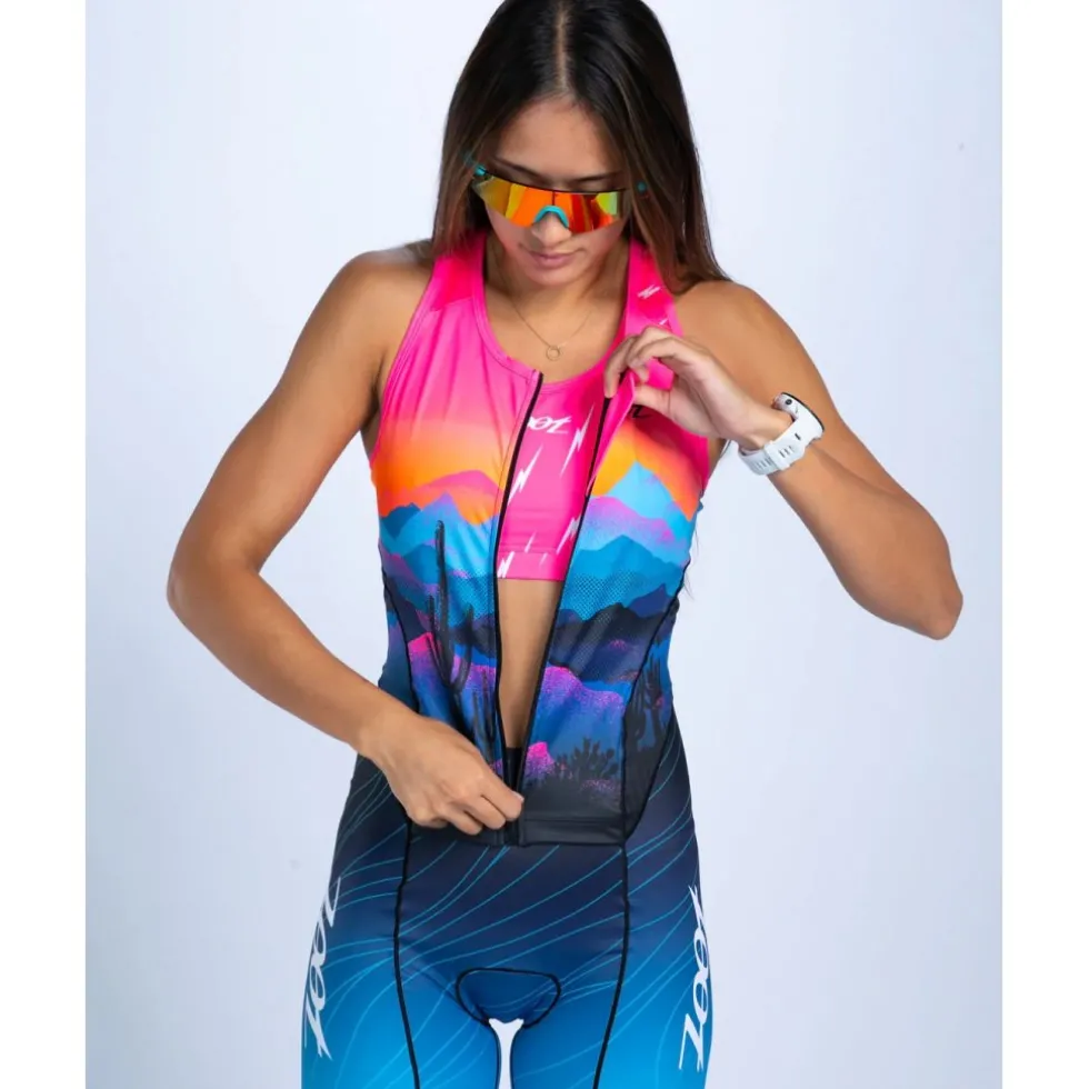 ZOOT LTD Full Zip Skinsuit zonder Mouwen Dames - elements