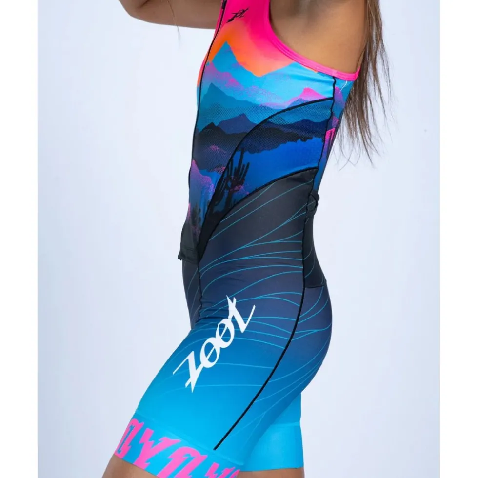 ZOOT LTD Full Zip Skinsuit zonder Mouwen Dames - elements