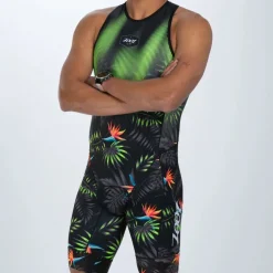ZOOT Sprint Hyperglide Backzip Trisuit Heren - tropical magic