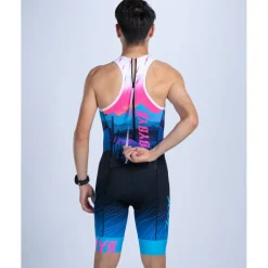 ZOOT Sprint Hyperglide Backzip Trisuit Heren - elements